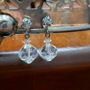 Laguna crystal clip back earrings